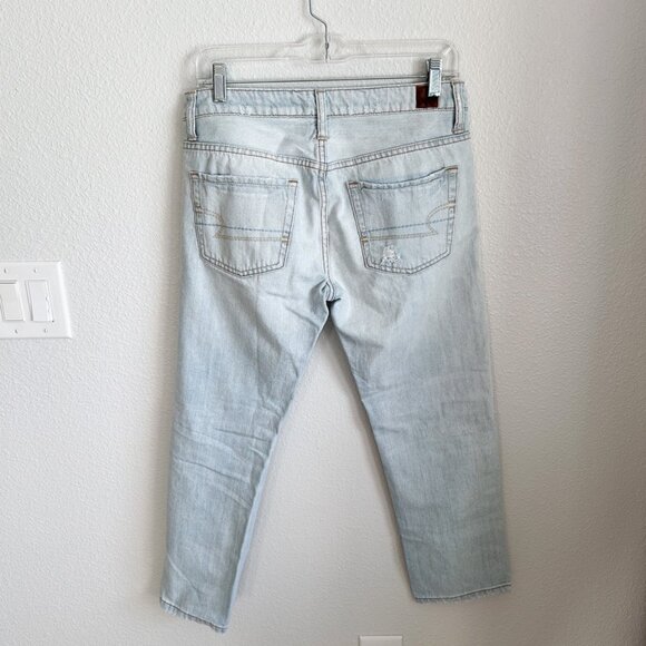 American Eagle Vintage Y2K Distressed Boyfriend Jeans – Size 2 - Picture 9 of 10